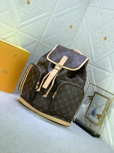 Louis Vuitton Womens Mens Unisex Bags Backpacks Luxury Fashion M40107 Bosphore Backpack without Original Box  
