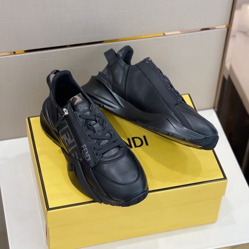 Fendi Mens Shoes Fashion Sneakers Luxury Brand Casual Fendi Flow Low-Top Sneakers Shoes for Men with Original Box