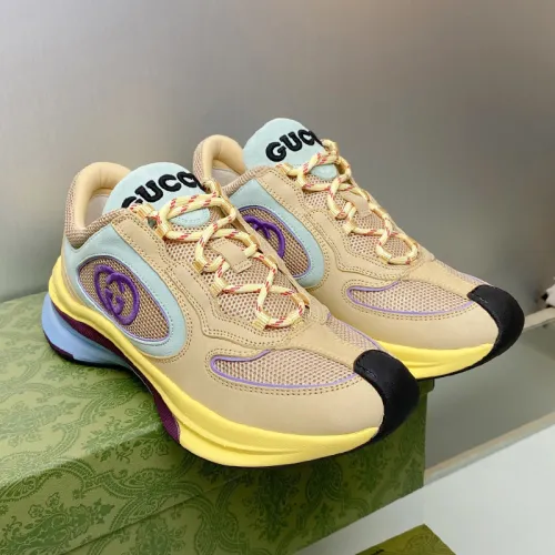 Gucci Mens Shoes Boots Luxury Brand Fashion Men's Gucci Run sneaker in suede with Original Box Whatsapp 