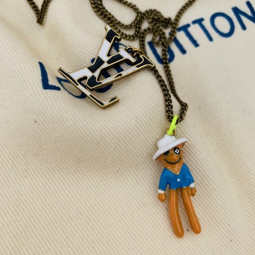 Louis Vuitton Luxury Men Womens Necklace