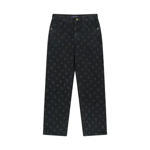 Louis Vuitton Luxury Brand Women Mens Pant Jeans   