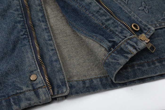 Louis Vuitton Men Womens Jackets Denim Luxury Brand Mens Jackets Top Quality   
