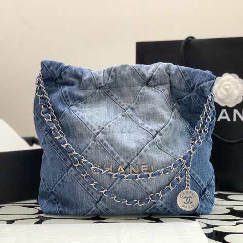 Chanel Womens Bags Crossbody Bag Classic Denim Jeans Bag Luxury Brand with Original Box  