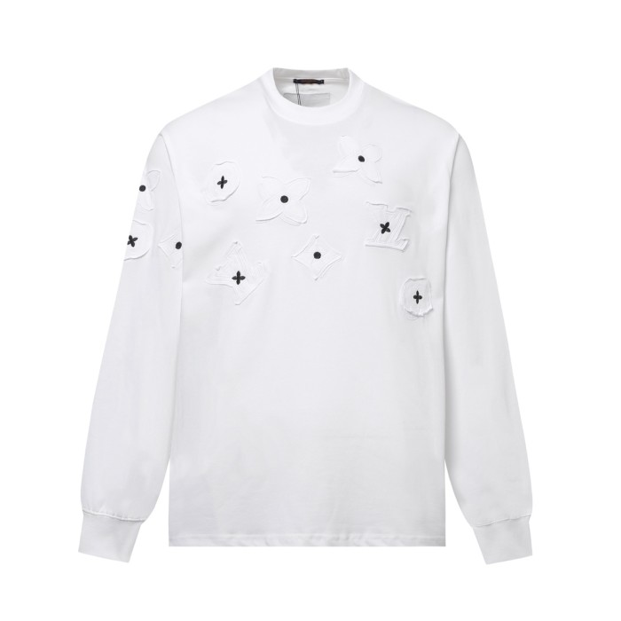 Louis Vuitton Womens Mens Long Sleeve T Shirt Sweatshirt Luxury Brand Mens Sweatshirts   