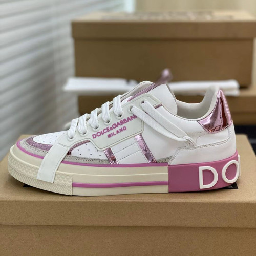 Dolce&Gabbana Men Shoes Sneakers Luxury Brand Calfskin Custom 2.Zero sneakers in Mixed Materials CS1973AQ7128S453 with Original Box