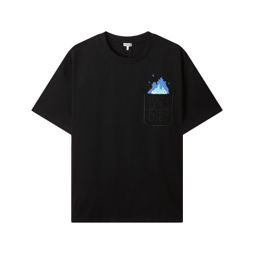 Loewe Luxury Brand Men Womens Short Sleeve T-Shirt   