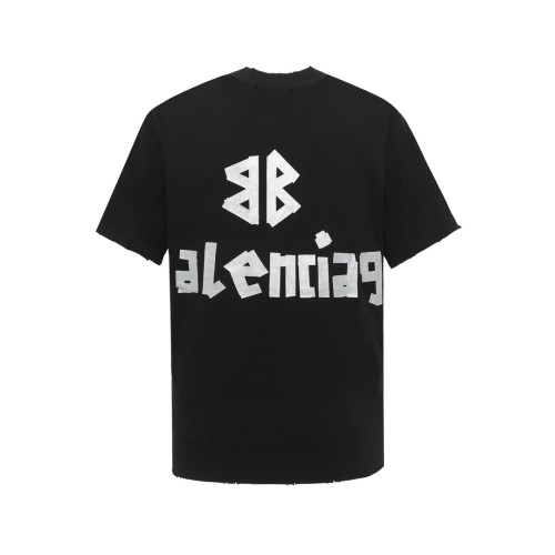 Balenciaga Luxury Brand Women Mens Short Sleeve T-Shirt   