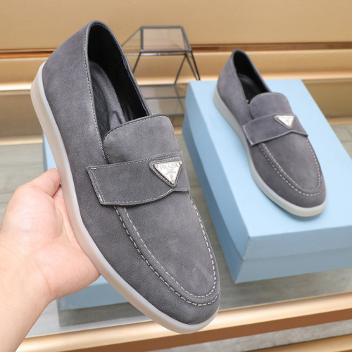 Prada Mens Shoes Casual Loafers for Men Luxury Brand Prada Shoes with Original Box Whatsapp 