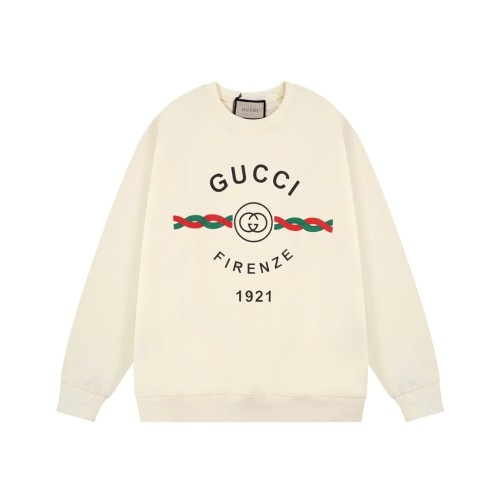 Gucci Womens Mens Long Sleeve T Shirts Sweatshirt Hoodies Luxury Brand Mens Sweatshirt Cotton 'Gucci Firenze 1921' sweatshirt