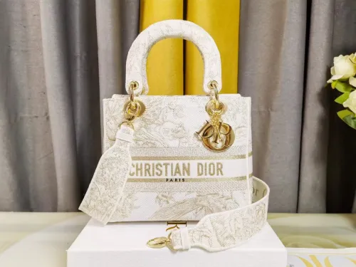 Dior Womens Bags Handbags Luxury Fashion Dior MEDIUM LADY D-LITE BAG with Original Box