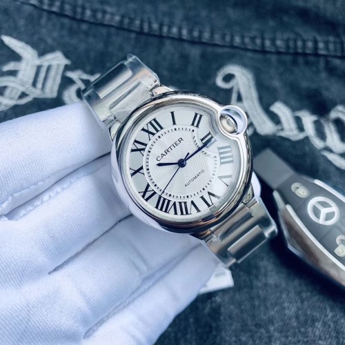 Cartier Womens Watch Luxury Brand Design Fashion Type with Original Box