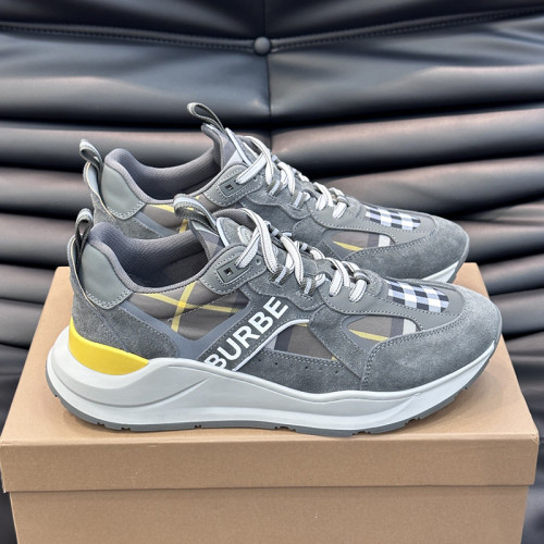 Burberry Men Shoes Fashion Sneakers Luxury Brand Vintage Cotton Sneaker with Original Box Whatsapp 