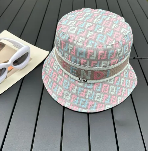 Fendi Men Womens Bucket Hat Luxury Brand Design Fendi Cap with Original Box  