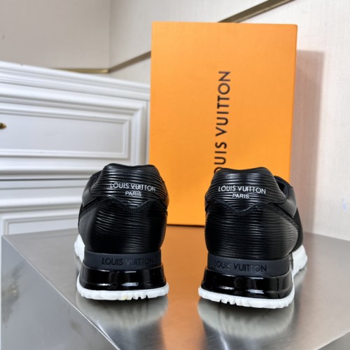 Louis Vuitton Men Shoes Sports RUN AWAY SNEAKER Running Design Luxury Brand with Original Box 1A9ZK8 Monogram-embossed grained calf leather and Epi calf leather