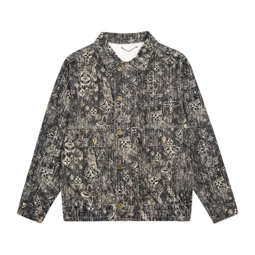 Louis Vuitton Men Womens Jackets Denim Coat Luxury Brand Mens Jackets Top Quality   