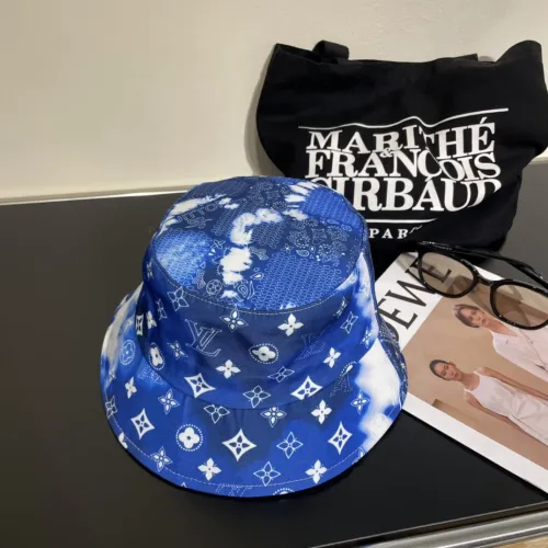 Louis Vuitton Womens Mens Cap Bucket Hat Luxury Brand with Original Box  