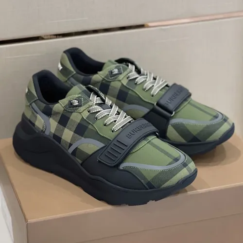Burberry Men Shoes Fashion Sneakers Luxury Brand Vintage Cotton Sneaker with Original Box