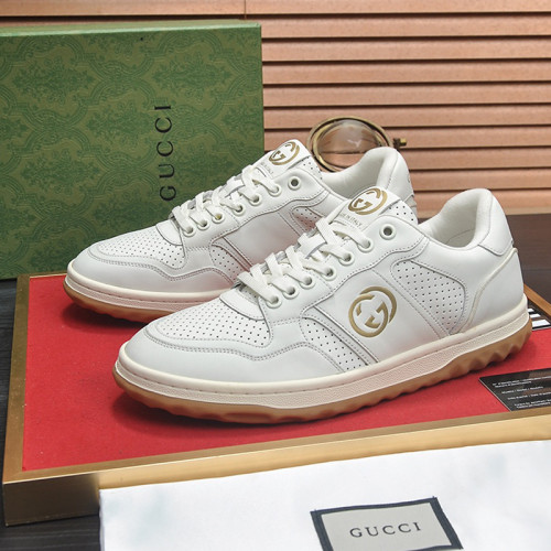 Gucci Mens Shoes Sneakers Luxury Brand Men's MAC80 trainer in leather with Original Box Whatsapp 