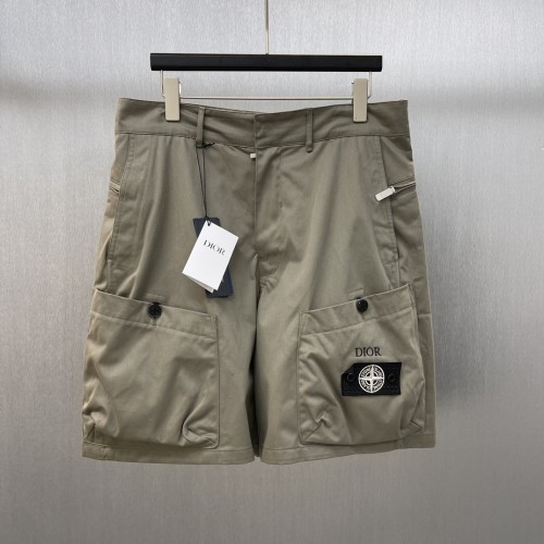 Dior Luxury Brand Women Mens Pant Shorts WDIOR AND STONE ISLAND Bermuda Shorts 493C172A6144_C879   