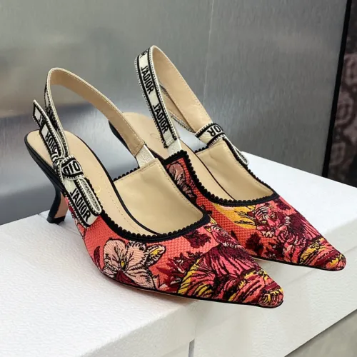 Dior Women Shoes Pumps Luxury Design Fashion Type 6.5cm High Heel Shoes for Wedding Style J'ADIOR SLINGBACK PUMP with Original Box Whatsapp 