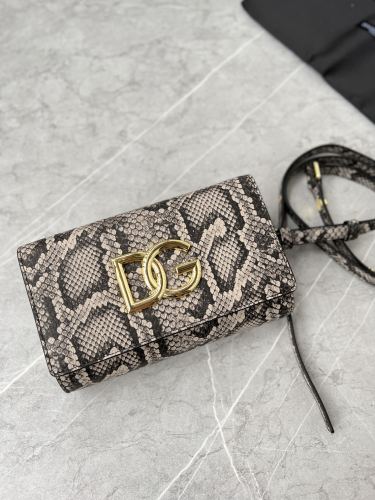 Dolce&Gabbana Womens Bags Shoulder Bag in quilted nappa leather Luxury Brand with Original Box