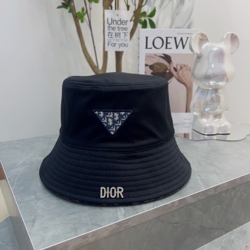 Dior Men Womens Bucket Hat Luxury Brand Design Dior Cap with Original Box  