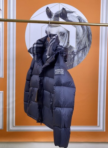 Burberry Women Mens Coat Hoodie Luxury Brand Mens Down Jacket Top Quality   