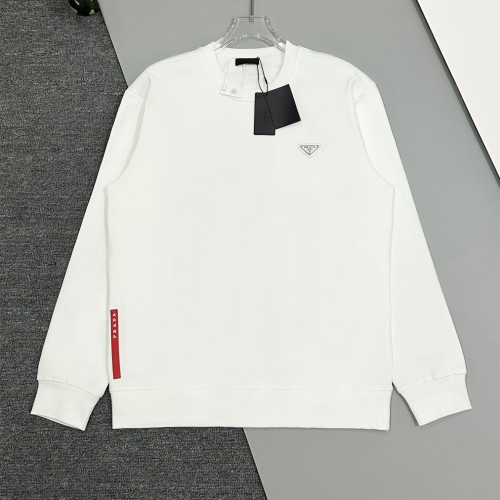 Prada Women Mens Long Sleeve T Shirts Sweatshirt Luxury Brand Mens Sweatshirts   