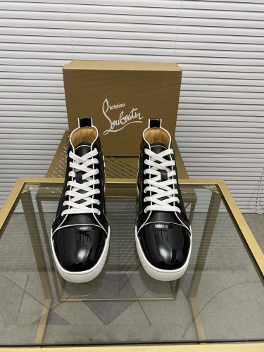 Christian Louboutin Mens Shoes Sneakers Luxury Brand Red Bottom Design Sports Footwears with Original Box