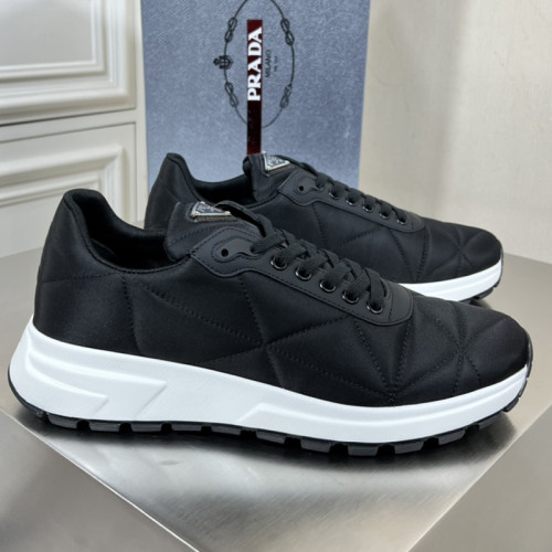 Prada Mens Shoes Casual Luxury Brand Breathable Sneakers with Original Box