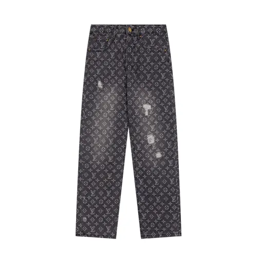 Louis Vuitton Luxury Brand Women Mens Pant Jeans   