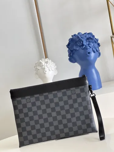 Louis Vuitton Mens Womens Unisex Bags Clutch Luxury Brand Fashion Type Pochette To-Go M81569 with Original Box