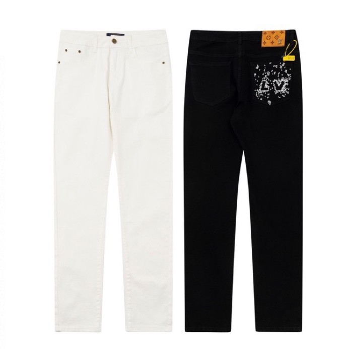 Louis Vuitton Luxury Brand Women Mens Pant Jeans   