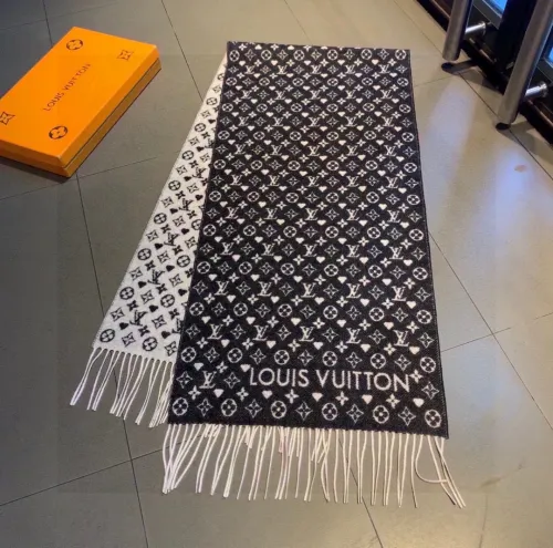 Louis Vuitton Scarves Men Womens Fashion Scarf with Original Box   