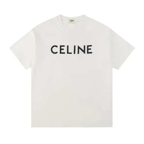 Celine Luxury Brand Women Mens Short Sleeve T-Shirt   