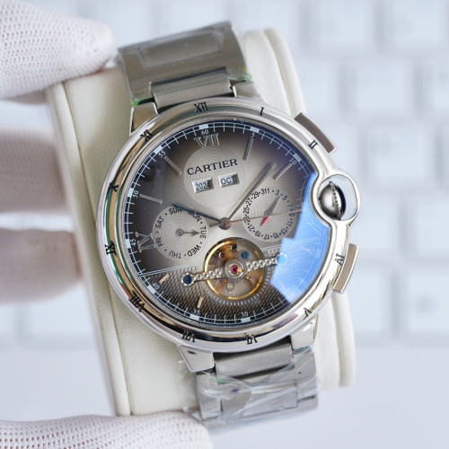 Cartier Mens Watch Luxury Brand Design Fashion Type with Original Box