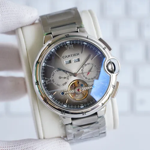 Cartier Mens Watch Luxury Brand Design Fashion Type with Original Box