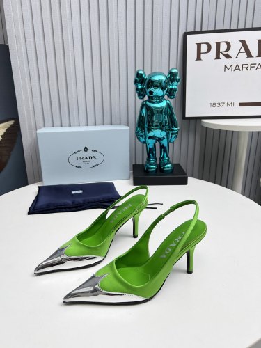 Prada Womens Shoes Sandals Casual Luxury Brand Pumps 8cm Heel with Original Box Whatsapp 