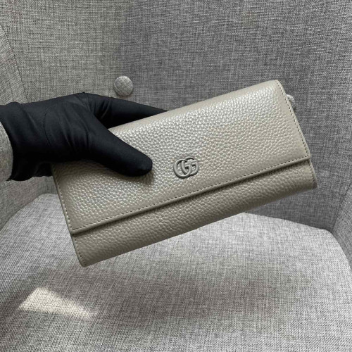 Gucci Womens Mens Bags Wallets Luxury Brand GG Marmont leather continental wallet with Original Box ‎456116 CAO0G 1000