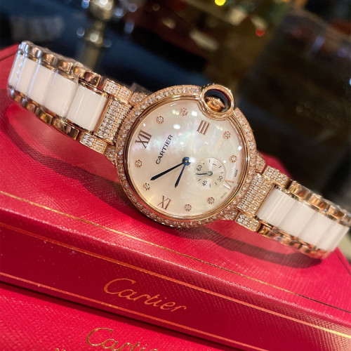 Cartier Womens Watch Luxury Brand Design Fashion Type with Original Box