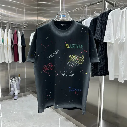 Fendi Luxury Brand Women Mens Short Sleeve T-Shirt   