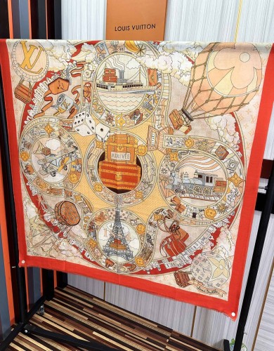 Louis Vuitton Scarves Womens Fashion Scarf with Original Box   