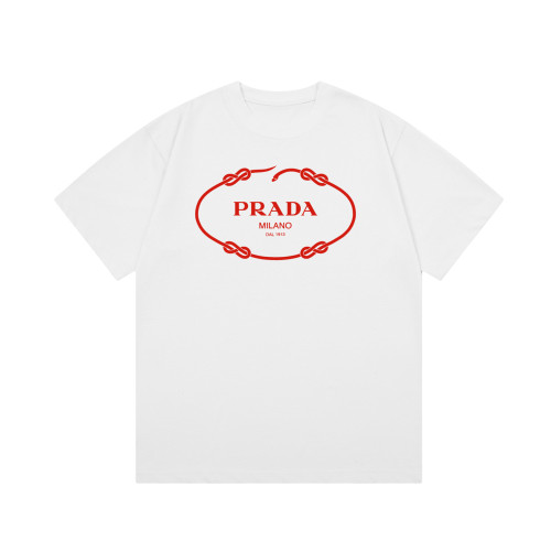 Prada Luxury Brand Men Womens Short Sleeve T-Shirt T shirts   