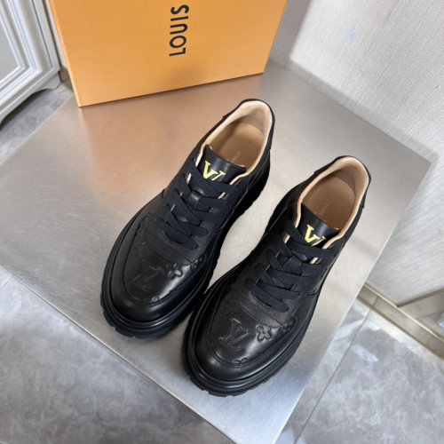 Louis Vuitton Men Shoes Fashion Sneakers Luxury Brand Mens Herlam Sneaker with Original Box