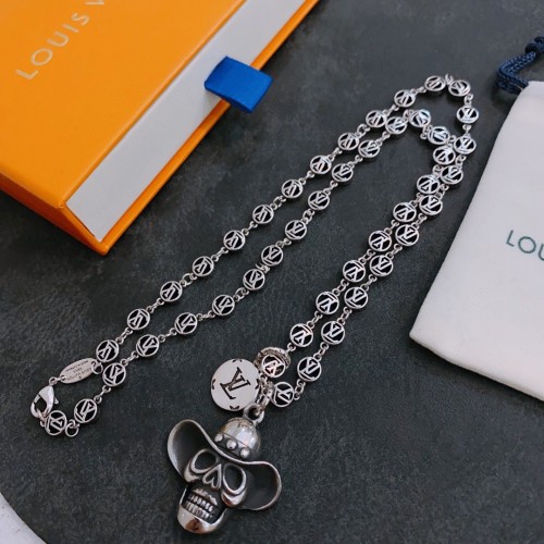 Louis Vuitton Luxury Men Womens Necklace