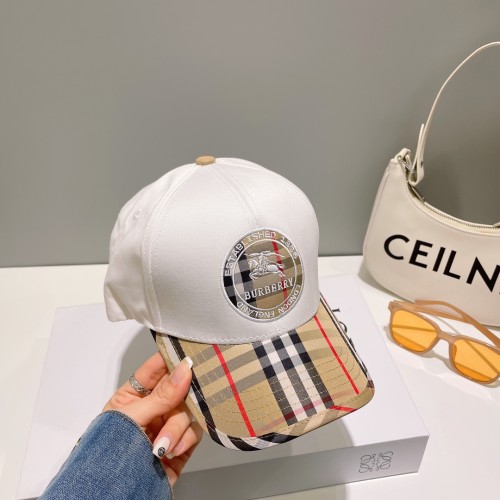 Burberry Womens Mens Cap Baseball Hat Luxury Brand with Original Box  