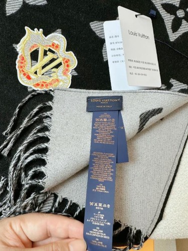 Louis Vuitton Scarves Men Womens Fashion Scarf with Original Box   
