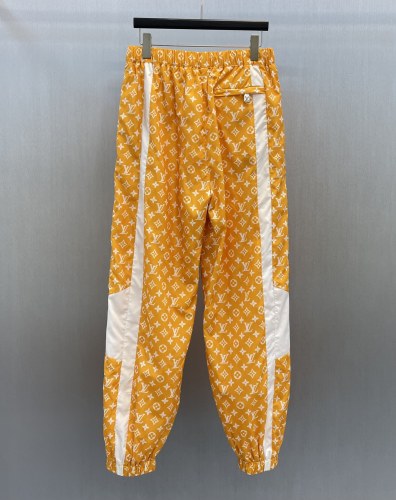 Louis Vuitton Luxury Brand Women Mens Jogging Pant Monogram Printed Technical Track Pants 1AFWJP   