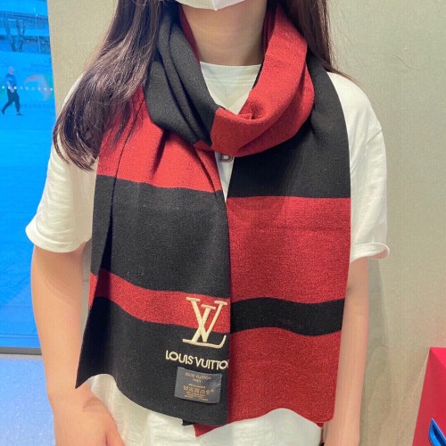 Louis Vuitton Scarves Men Womens Fashion Scarf with Original Box   