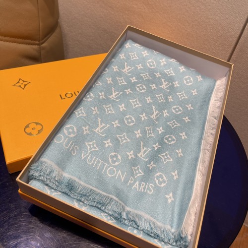 Louis Vuitton Scarves Womens Fashion Scarf with Original Box   